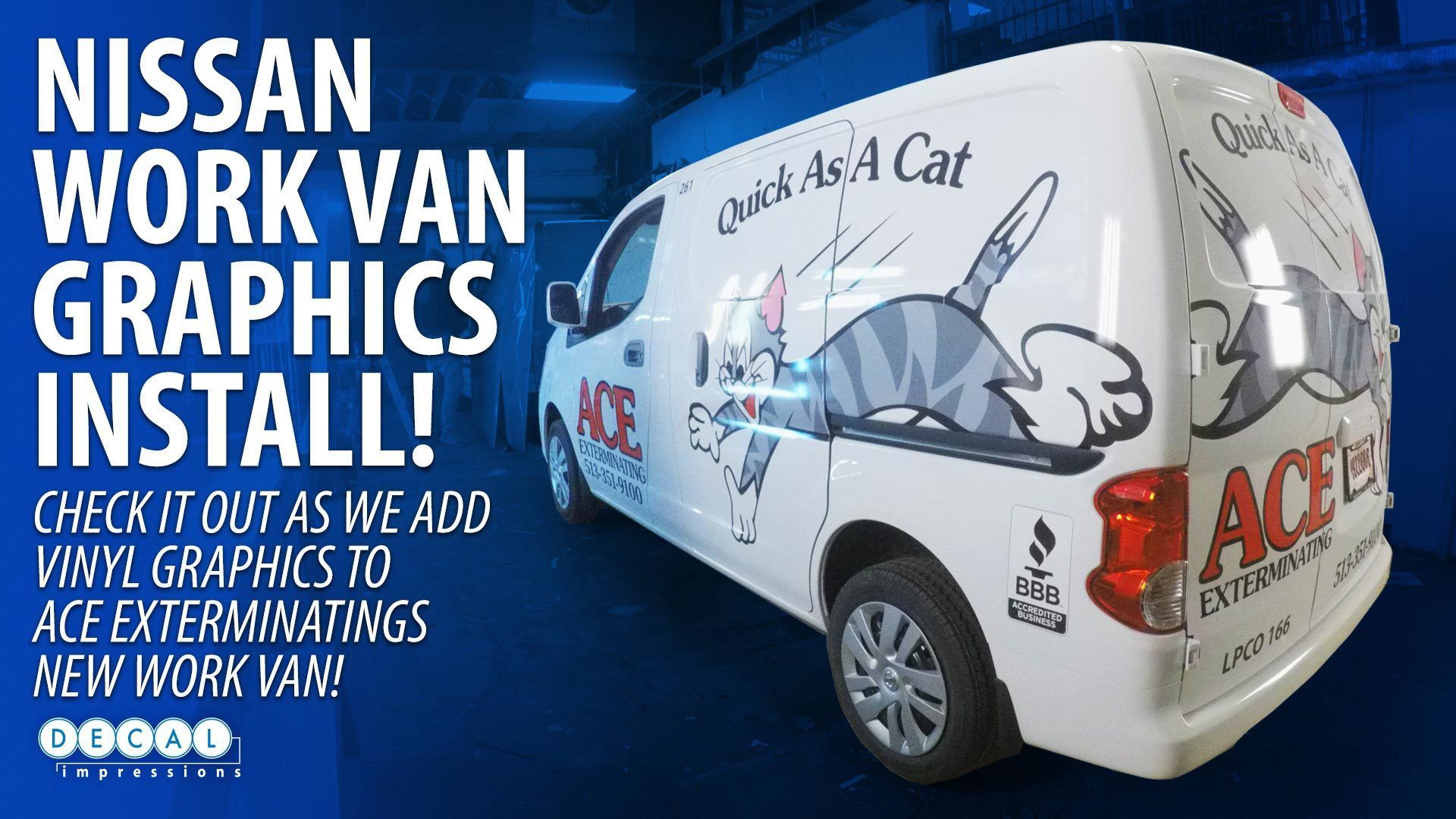 Ace Exterminating Van Wrapping