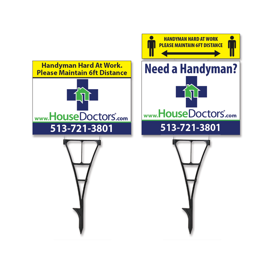 House Doctor Yard Signs and Ryder Sign